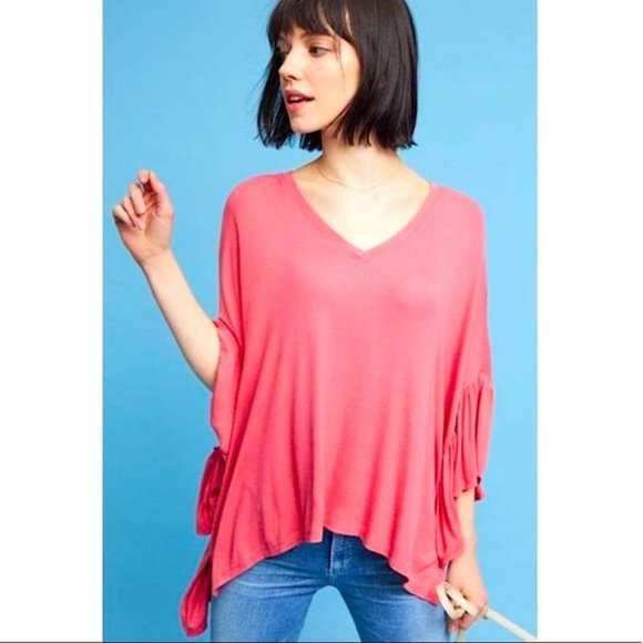 Anthropologie Tops - AKEMI + KIN Anthropologie Coral Pink Top M NWT